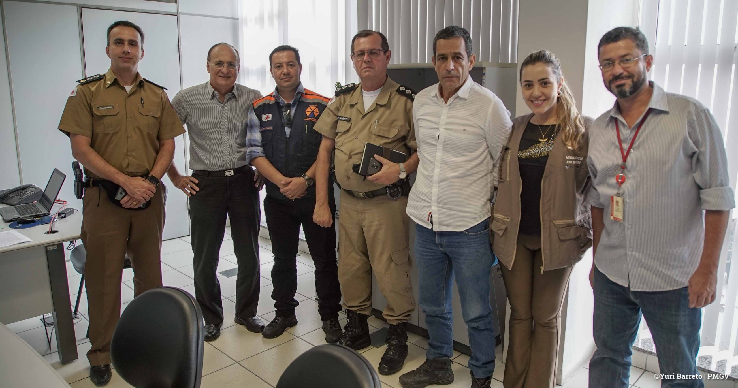 Defesa Civil e representantes do Governo  de Minas visitam GV