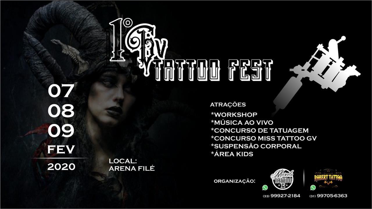 GV será sede da Primeira Convenção de Tatuagem e Arte Corporal