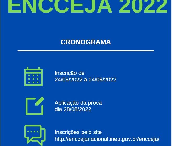  Inscrições para Encceja 2022 terminam neste sábado