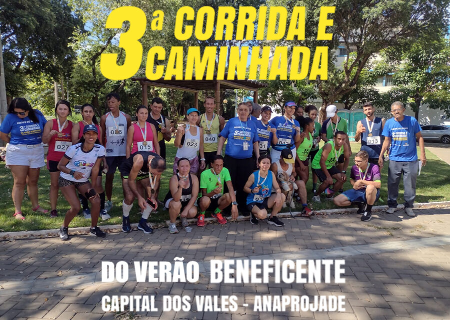 Jornal Capital dos Vales Realizou a 3ª Corrida do Verão Beneficente