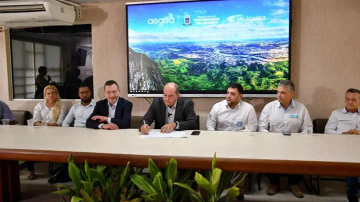 Prefeitura de Valadares e Aegea assinam contrato de concessão do SAAE